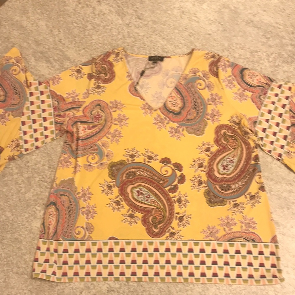 Yellow Boho Tunic